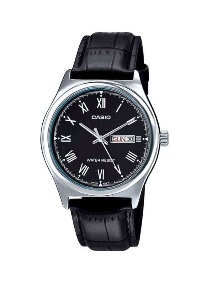 CASIO Men's Water Resistant Analog Watch MTP-V006L-1B - 38 mm - Black - Image 1