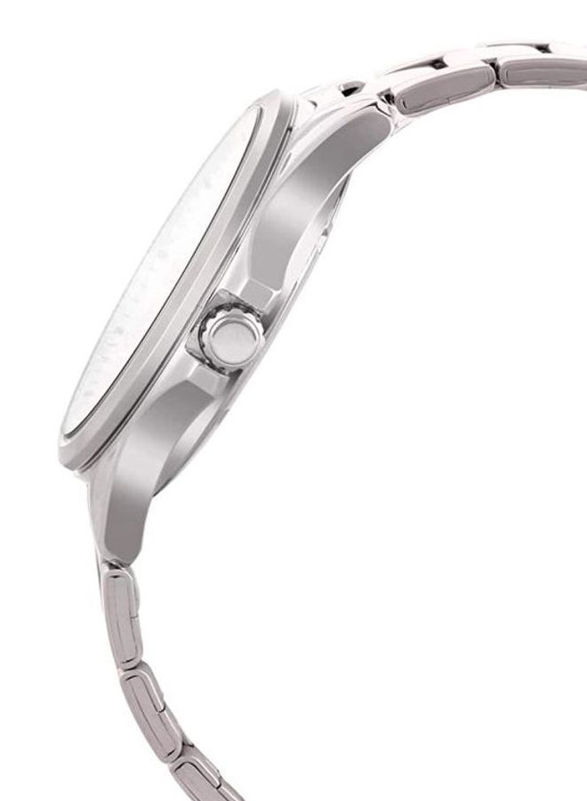 كاسيو ساعة يد إنتيسر بعقارب طراز MTP-1384D-7AVDF - 47 مم - فضي للرجال - Image 3