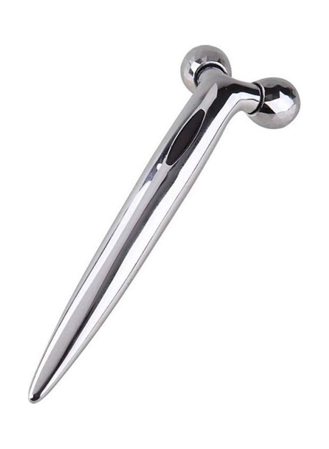 صن شاين أداة تدليك دوارة ثلاثية الأبعاد فضي 14.5x4.5سم - Image 1