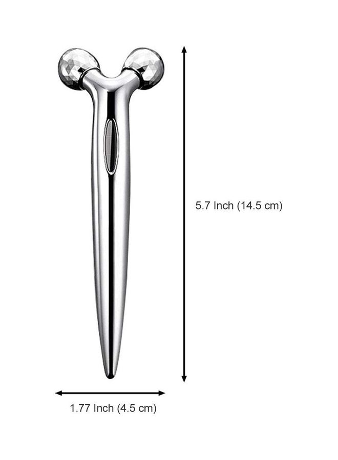 صن شاين أداة تدليك دوارة ثلاثية الأبعاد فضي 14.5x4.5سم - Image 2