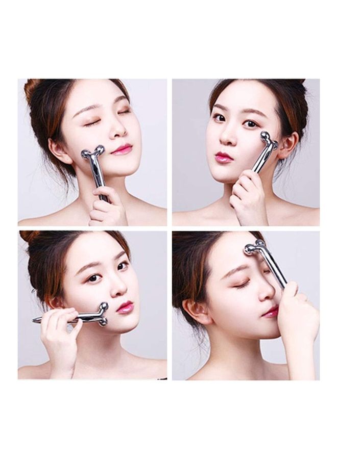 صن شاين أداة تدليك دوارة ثلاثية الأبعاد فضي 14.5x4.5سم - Image 3