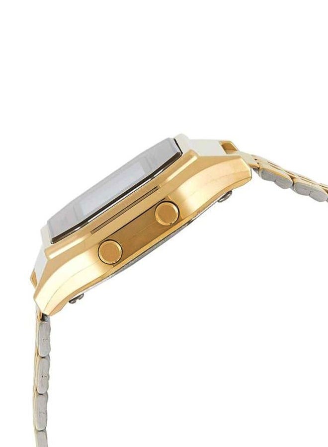 كاسيو ساعة يد رقمية مقاومة للماء طراز LA680WG-9BDF - مقاس 34 مم - لون ذهبي للنساء - Image 3