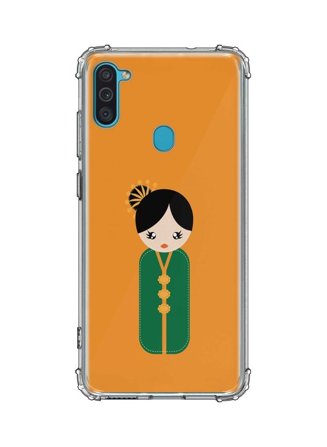 Stylizedd Protective Case Cover For Samsung Galaxy M11 / Galaxy A11 Japanese Doll - Image 1
