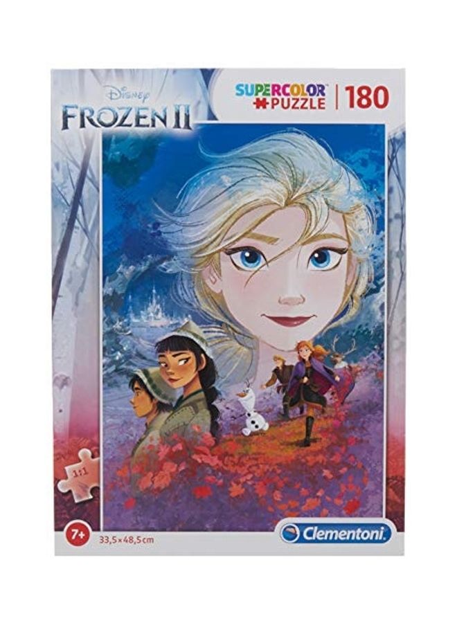 كلمينتوني أحجيات قطع تركيب بتصميم فيلم الرسومات الكرتونية Frozen مكون من 180 قطعة - Image 1