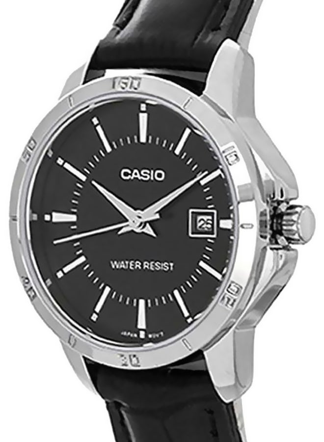 CASIO Men's Enticer Analog Watch MTP-V004L-1ADF - 42 mm - Black - Image 5