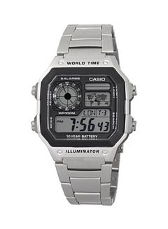 CASIO Men's Youth Series Quartz Analog-Digital Watch AE-1200WHD-1AVDF - 42 mm - Silver  - Image 1