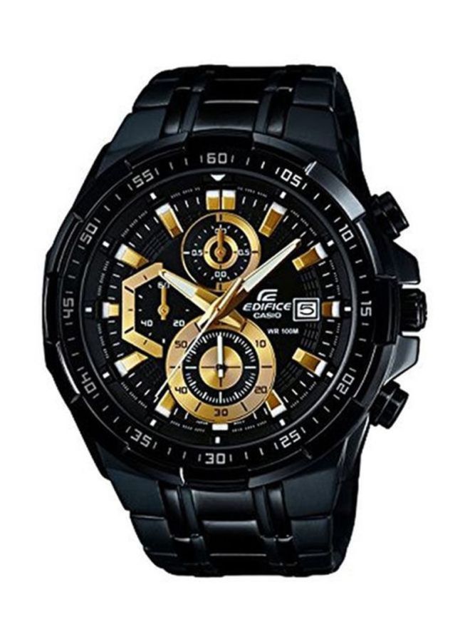 CASIO - Men's Edifice Water Resistant Chronograph Watch EFR-539BK-1AVUDF - Image 1