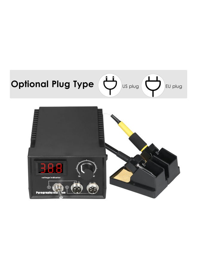 55-Piece Woodburner Pyrography Tool And Accessories Kit Black - Image 4