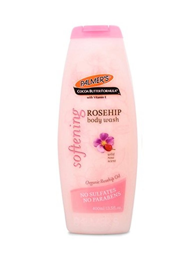 غسول الجسم لتنعيم البشرة بخلاصة ثمرة الورد وردي 400ملليلتر