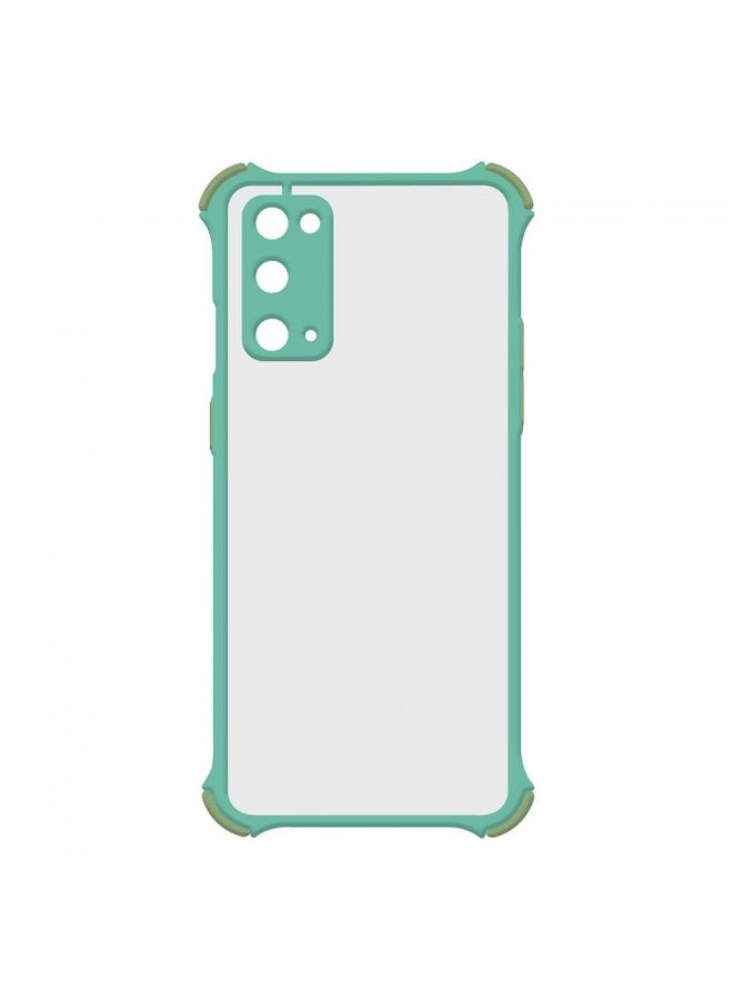 MARGOUN Anti-Drop Bumper Gorilla Frosted Case Cover For Samsung Galaxy S20 Light Blue - Image 3