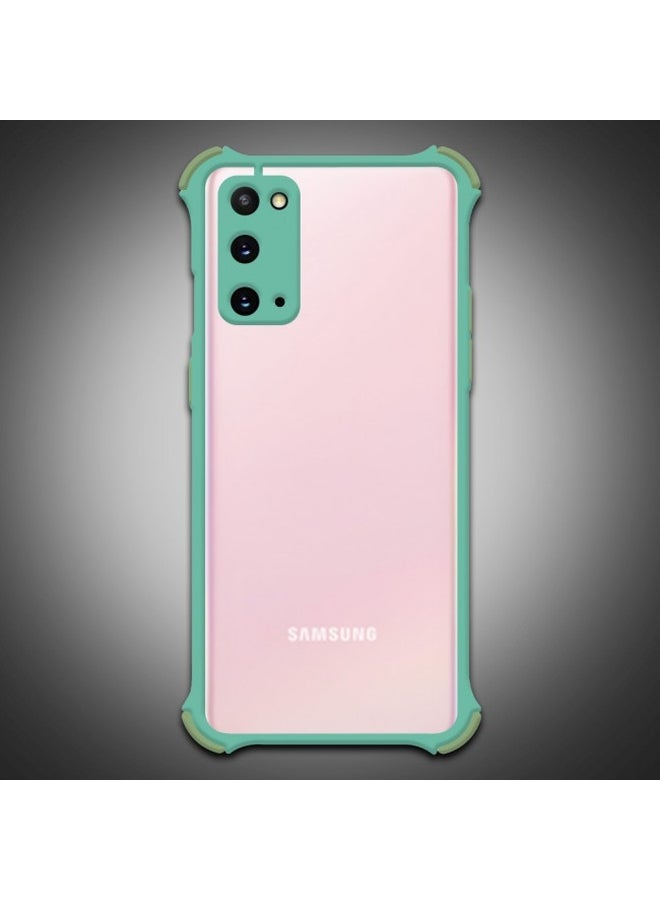 MARGOUN Anti-Drop Bumper Gorilla Frosted Case Cover For Samsung Galaxy S20 Light Blue - Image 4