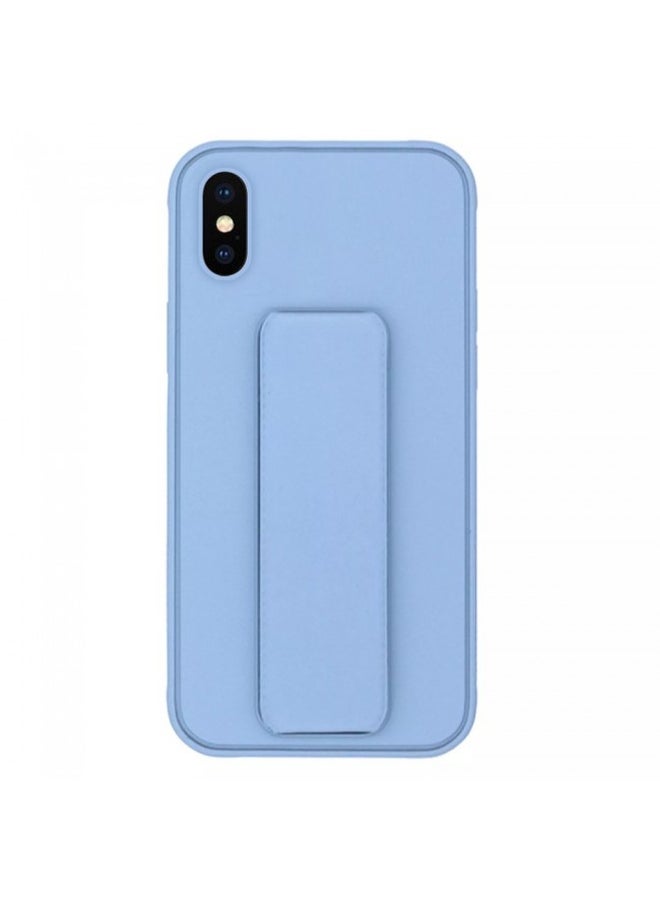 MARGOUN Protective Case Cover With Finger Grip Stand For iPhone XS Max Blue - Image 1