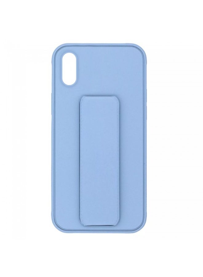 MARGOUN Protective Case Cover With Finger Grip Stand For iPhone XS Max Blue - Image 3