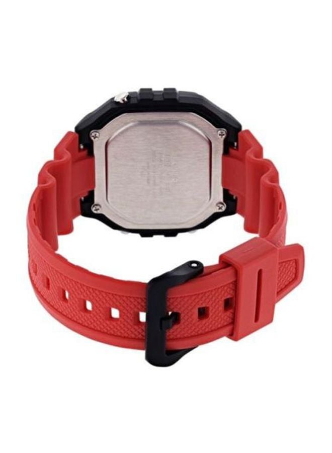 CASIO Men's Youth Timepiece Digital Watch W-218H-4BVEF - 44 mm - Red - Image 2