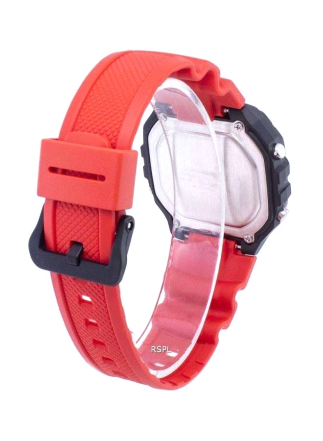 CASIO Men's Youth Timepiece Digital Watch W-218H-4BVEF - 44 mm - Red - Image 5