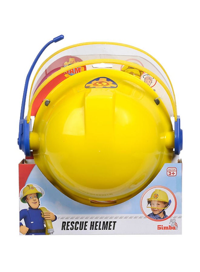 Simba Fireman Sam Plastic Helmet With Microphone 13x23.5x27.3cm - Image 1