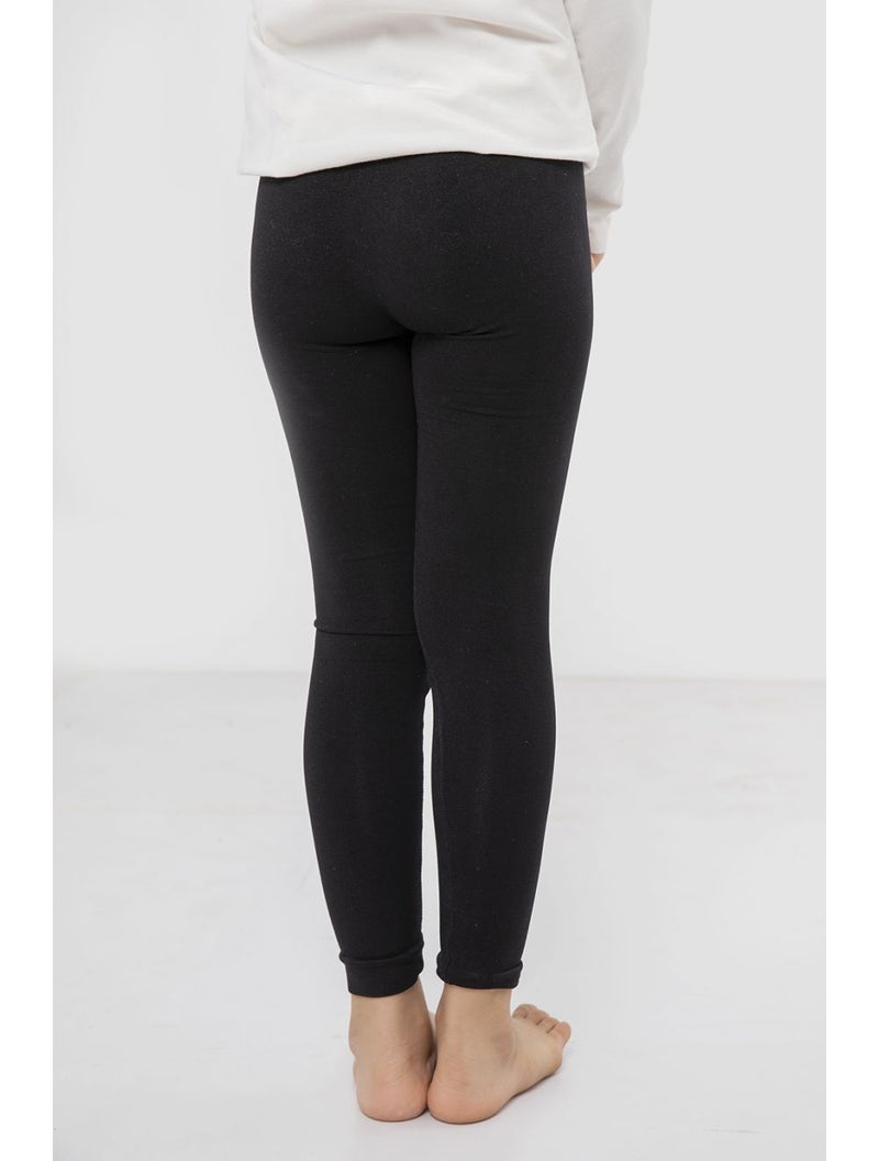 Carina - Girly High-Rise Legging-N Black - Image 1
