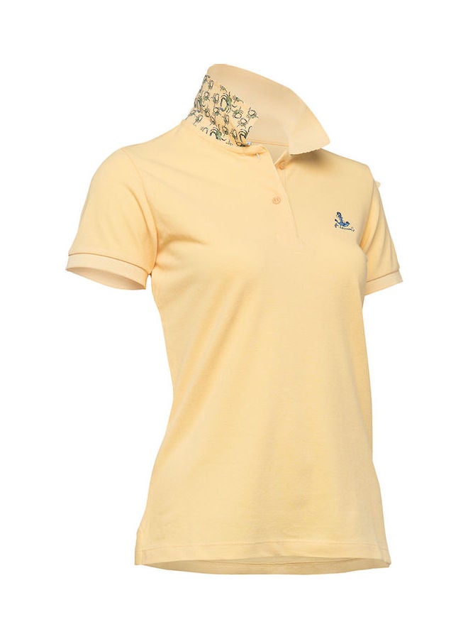 Biggdesign Casual Comfortable Polo Yellow  - Image 2