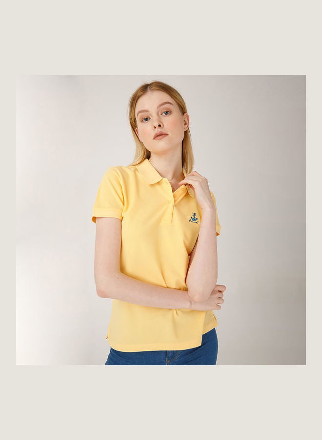 Biggdesign Casual Comfortable Polo Yellow  - Image 5