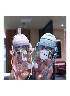 Generic Giraffe Leak Proof Water Bottle With Straw  - Image 3
