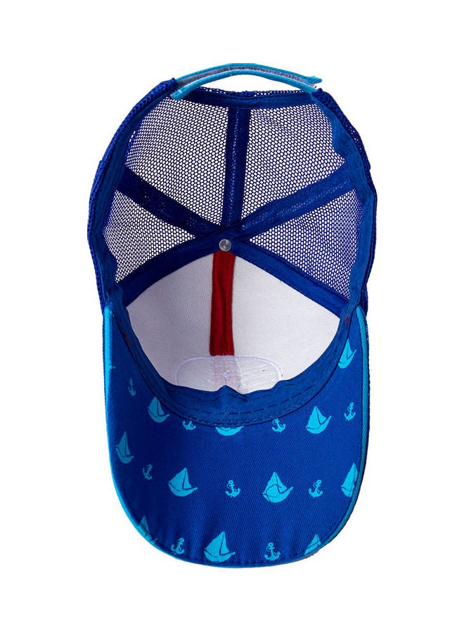 بيج ديزاين قبعة رياضية أنيقة أحمر/ أزرق - Image 5