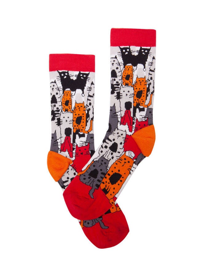 Biggdesign 3 Pair Of Printed Socks Multicolour - Image 2