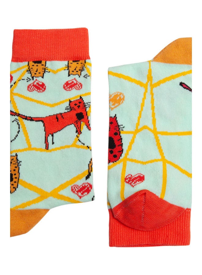 Biggdesign 3 Pair Of Printed Socks Multicolour  - Image 2
