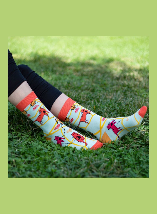 Biggdesign 3 Pair Of Printed Socks Multicolour  - Image 5