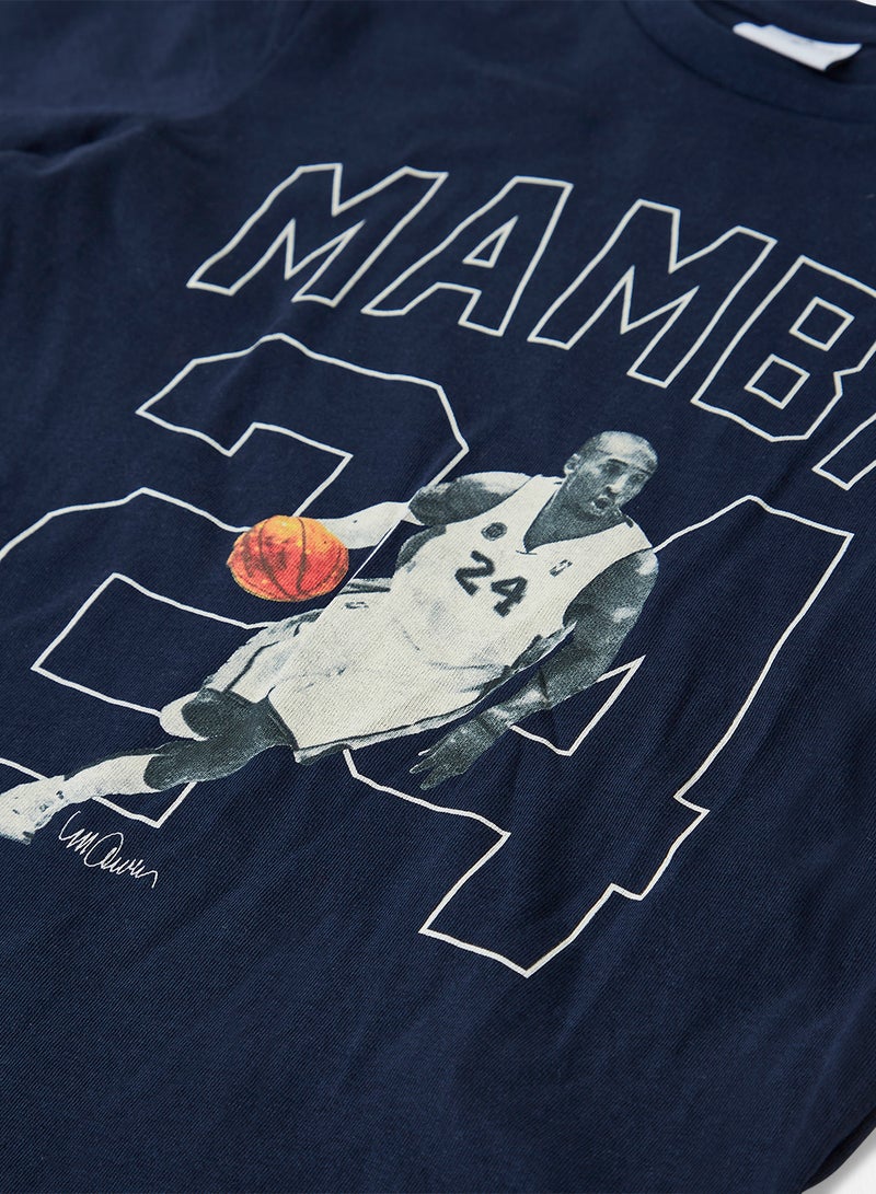 Kids/Teen Kobe Bryant Mamba T-Shirt Navy