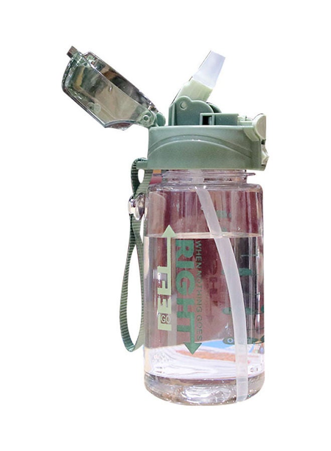 Water Bottle With Straw - Image 1