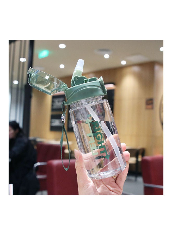 Water Bottle With Straw - Image 2