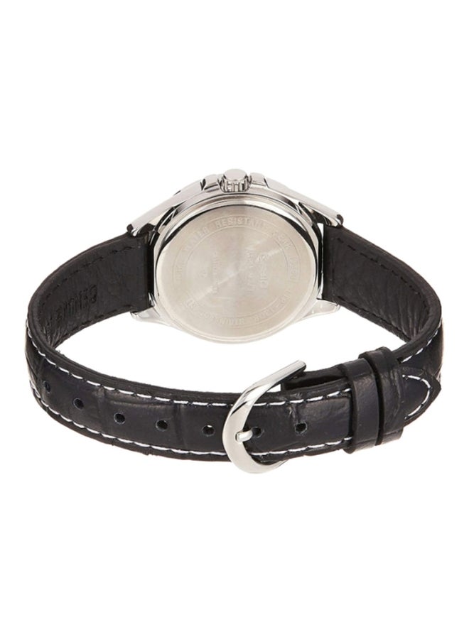 CASIO Water Resistant Leather Analog Watch Set MTP/LTP-1308L-1A - Image 2