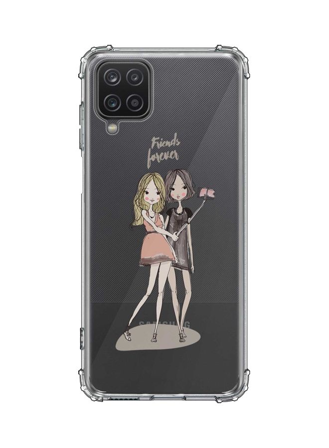 Stylizedd - Protective Case Cover For Samsung Galaxy A12 / Galaxy F12 / Galaxy M12 Friends Forever - Image 1