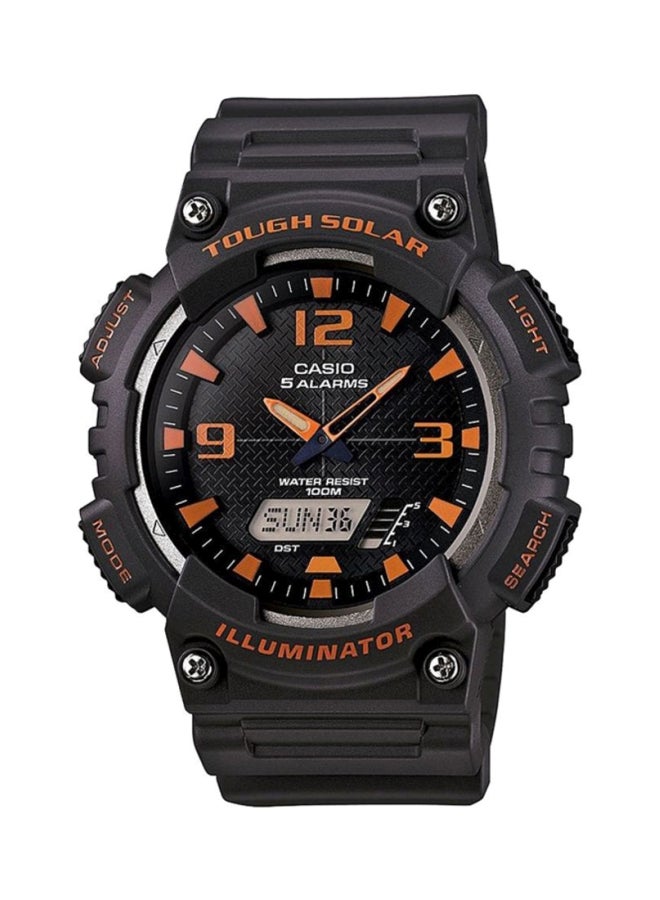 CASIO Men's Resin Analog Wrist Watch AQS810W-8AV - 52 mm - Black - Image 1