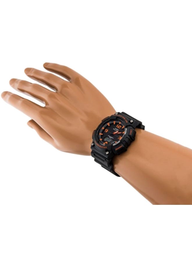 CASIO Men's Resin Analog Wrist Watch AQS810W-8AV - 52 mm - Black - Image 5