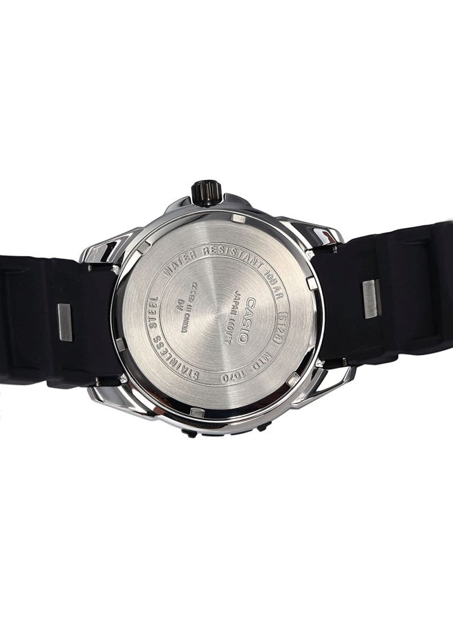 كاسيو ساعة يد بعقارب مقاومة للماء طراز MTD-1070-1A2 للرجال - Image 2