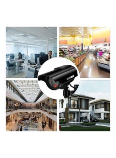 TOMVISION Solar Powered Bullet Dummy Surveillance Camera Black  - Image 5