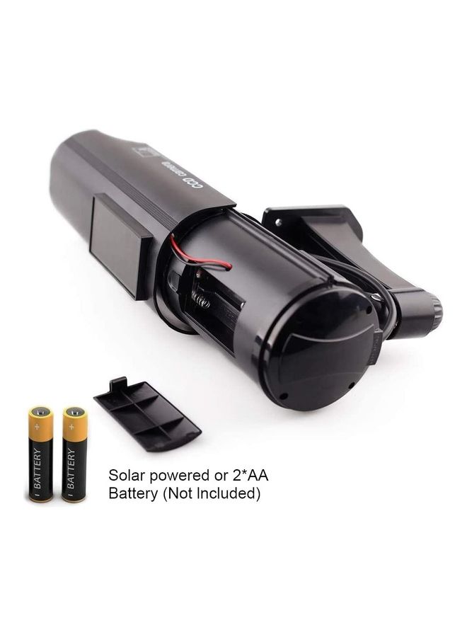 TOMVISION - Solar Powered Bullet Dummy Surveillance Camera Black - Image 1