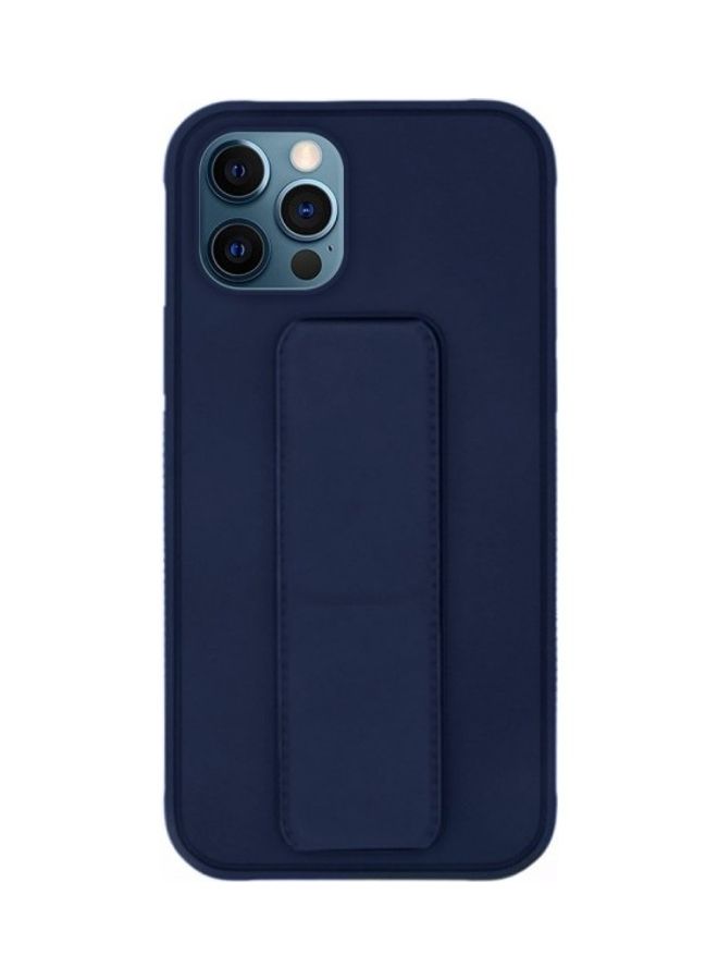 MARGOUN Protective Case Cover with Finger Grip Stand for Apple iPhone 12 Pro Max Blue Blue  - Image 1