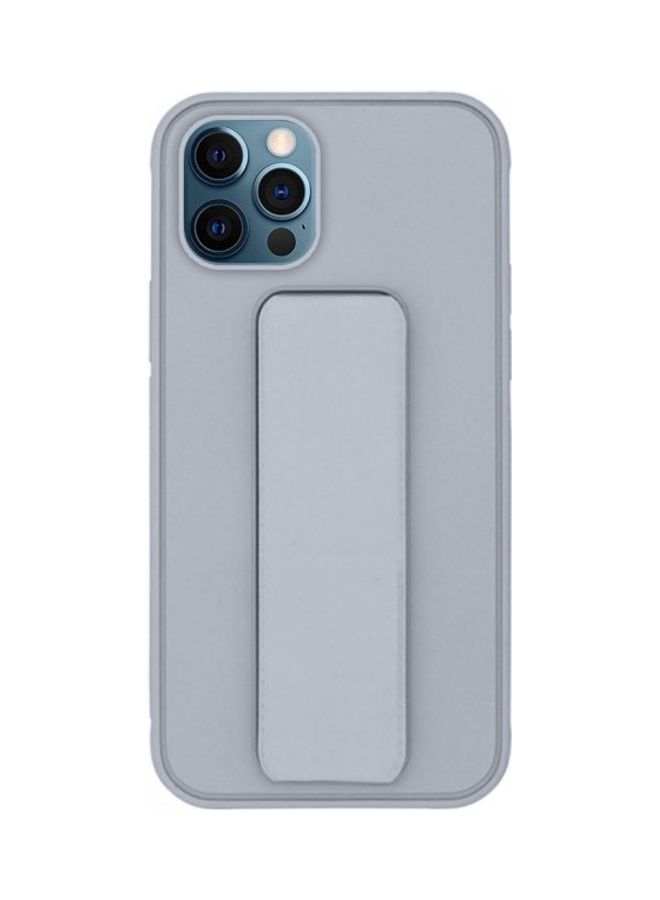 MARGOUN Protective Case Cover with Finger Grip Stand for Apple iPhone 12 Pro Max Grey - Image 1