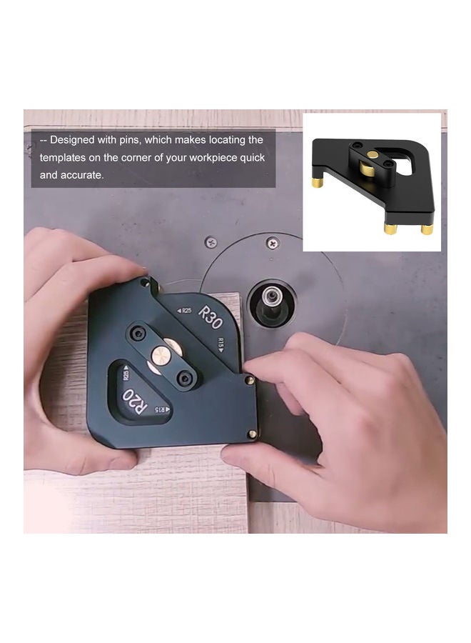 KKmoon Router Corner Jig Black - Image 2