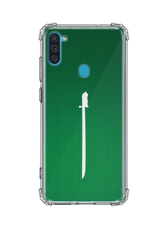 ستايلايزد غطاء حماية واق لهاتف سامسونج جالكسي M11 طبعة بتصميم سيف سعودي - Image 1