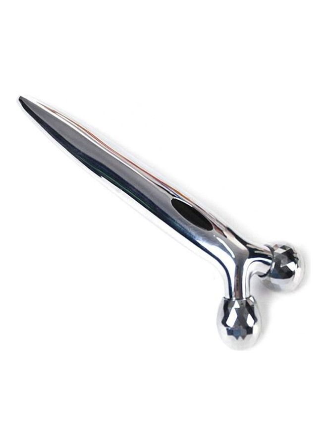 صن شاين أداة تدليك الوجه الإسطوانية ثلاثية الأبعاد فضي - Image 3