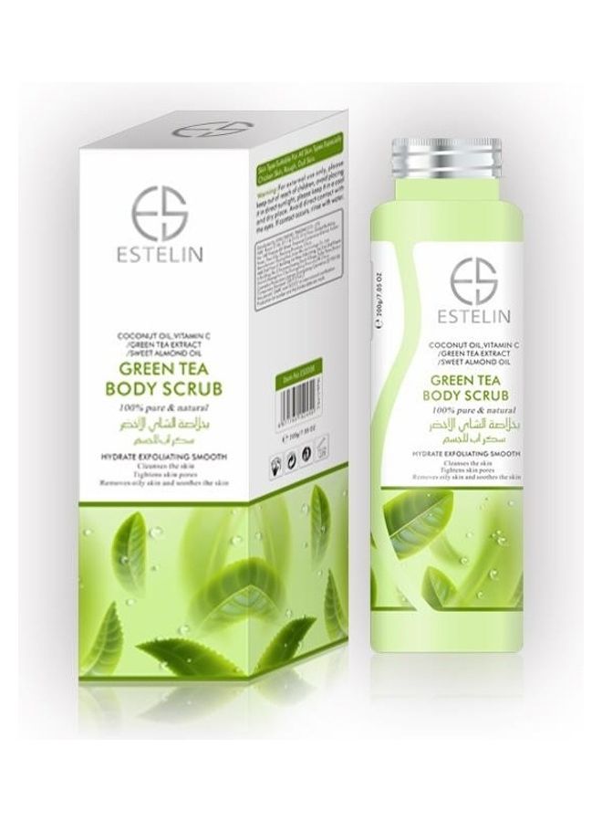 ESTELIN - Green Tea Body Scrub Green 100ml - Image 1