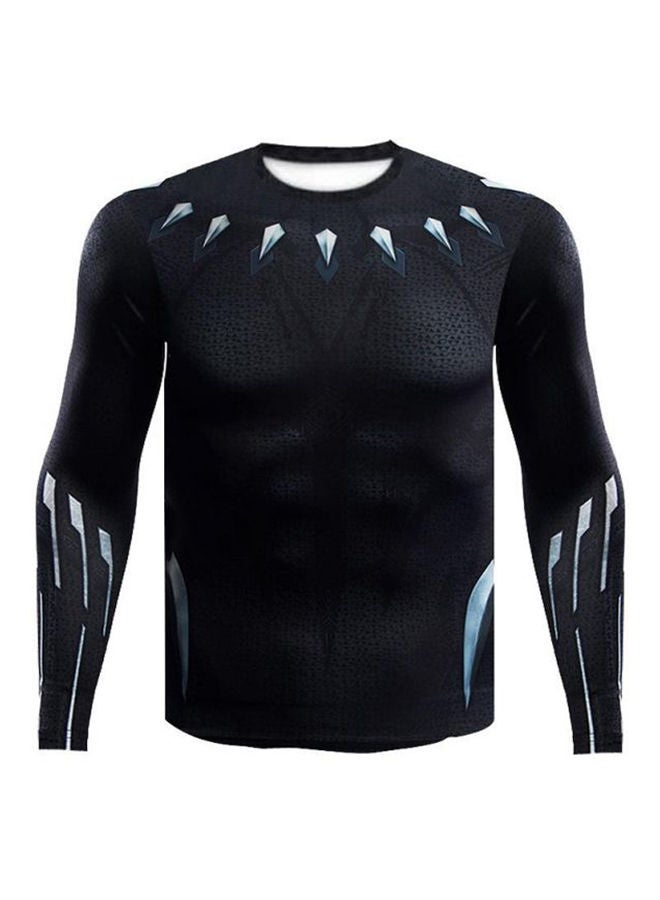 Round Neck T-Shirt For Men BLack