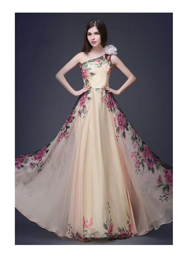 Casual Floral dresses Multicolour 