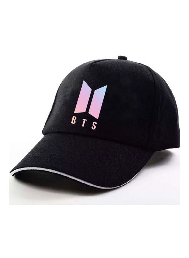 Casual plain basic cap Black 