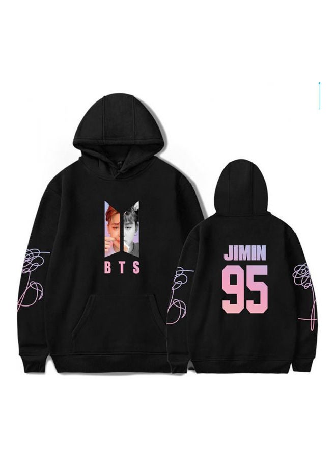 Casual Printed sweatshirt Black 