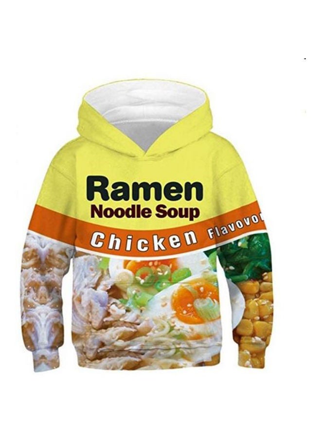 سويت شيرت كاجوال مزين بطبعة