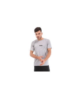 Round Neck T-Shirt For Men Grey